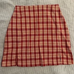 Plaid Brandy Melville Skirt